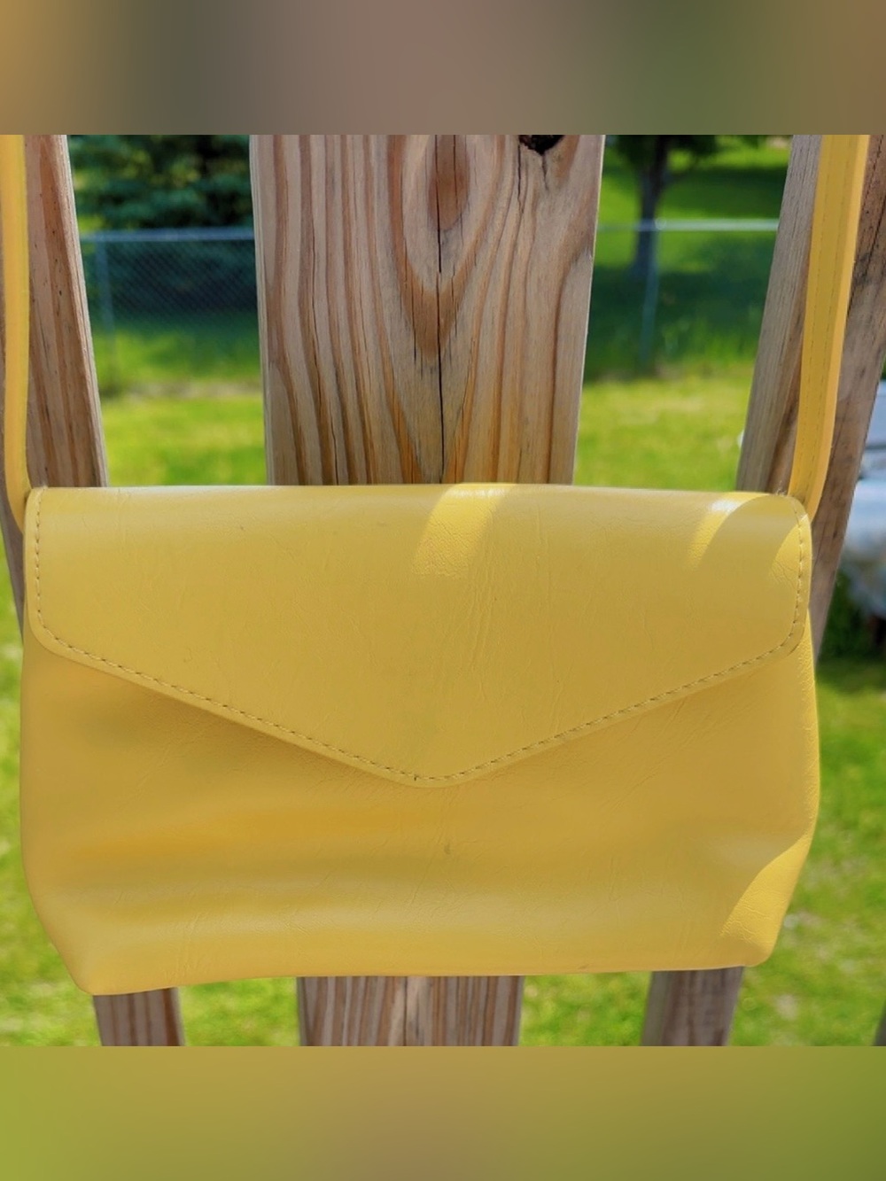 Universal Thread Yellow Envelope Crossbody Bag Mustard Yellow